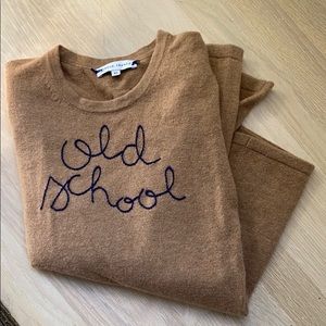 Lingua Franca embroidered sweater XS OLD SCHOOL